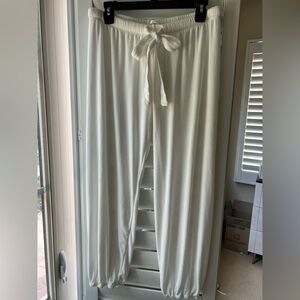 Eberjey White Ivory Lounge Pajama Pants